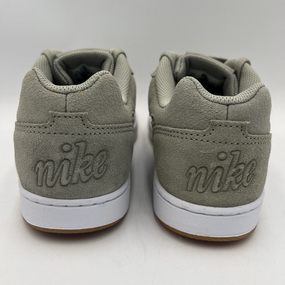 Womens Size 8.5 Nike Ebernon Low Premium Light Grey Suede Sneakers AQ2232 300 - Picture 6 of 7